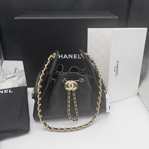 Brand New 2026 Authentic Chanel 25 Mini Caviar Quilted Hobo Bag